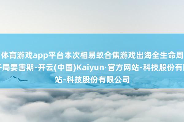 体育游戏app平台本次相易蚁合焦游戏出海全生命周期的开局要害期-开云(中国)Kaiyun·官方网站-科技股份有限公司